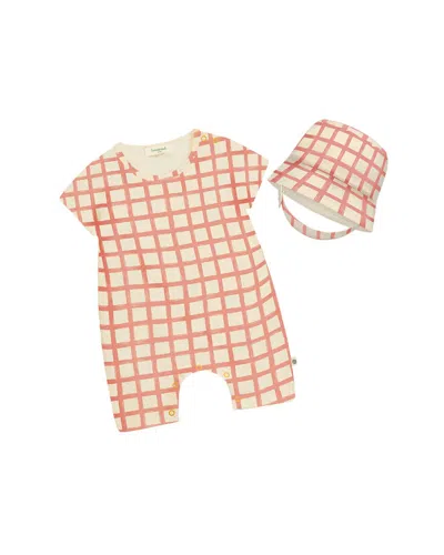 The Bonnie Mob Kids' The Bonniemob Shorty Playsuit & Hat Set In Multi