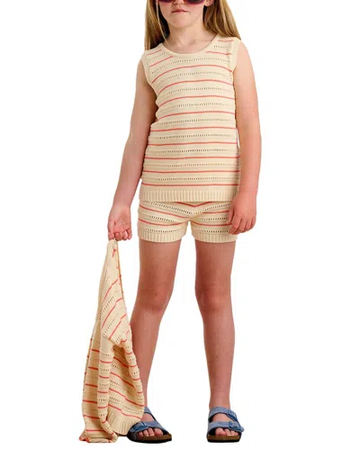The Bonnie Mob The Bonniemob Vest Top & Short Set In Neutral