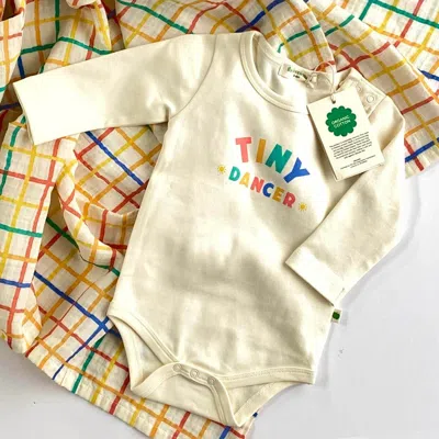 The Bonnie Mob Tiny Dancer Rainbow Baby Bodysuit By Childsplay Clothing In Neutral