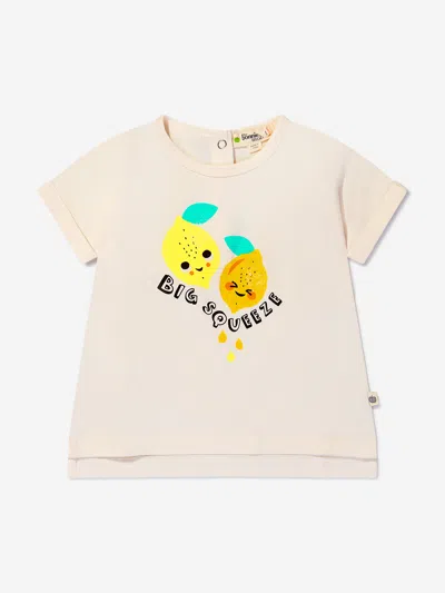 The Bonnie Mob Babies' Unisex Organic Cotton Lemon Print T-shirt 9 - 12 Mths Yellow