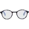 The Book Club So Rando 46mm Blue Light Blocking Reading Glasses In Brown