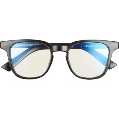 The Book Club Twelve Hungry Bens 53mm Blue Light Blocking Reading Glasses In Black