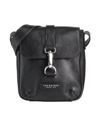 The Bridge Man Cross-body Bag Black Size - Cow Leather