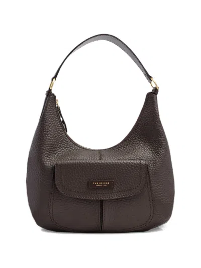 The Bridge Leather Shoulder Bag In Black