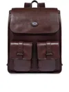 The Bridge Leather Backpack In Brown