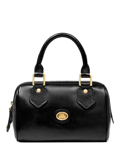 The Bridge Boston Leather Tote Bag In Black