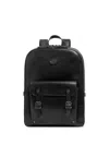 The Bridge Buckle-detail Leather Backpack In Pattern