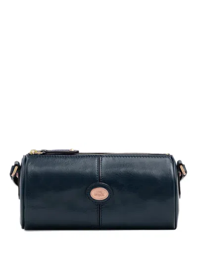 The Bridge Cylindrical-shape Leather Shoulder Bag In Red