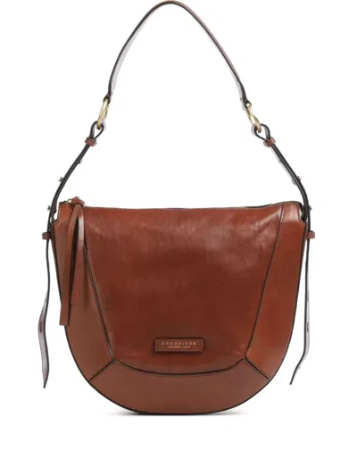 The Bridge Fedora Shoulder Bag In Brown