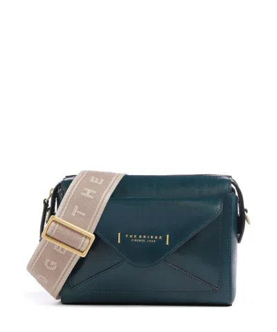 The Bridge Frida Mini Shoulder Handbag (double Shoulder Handbag) In Blue