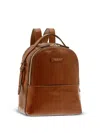 The Bridge Grained-leather Backpack In Brown