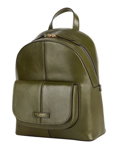 The Bridge Handbags - Backpacks In Military Green - Black - Burgundy - Tan