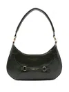 The Bridge Isabella Leather Shoulder Bag In Green