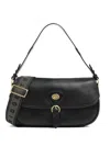 The Bridge Isadora Logo Strap Tote Bag In Burgundy