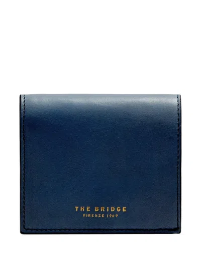 The Bridge Lara Leather Wallet In Blue