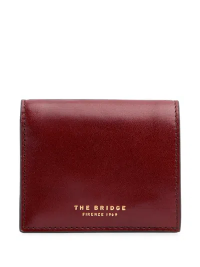 The Bridge Portemonnaie Mit Logo-print In Red
