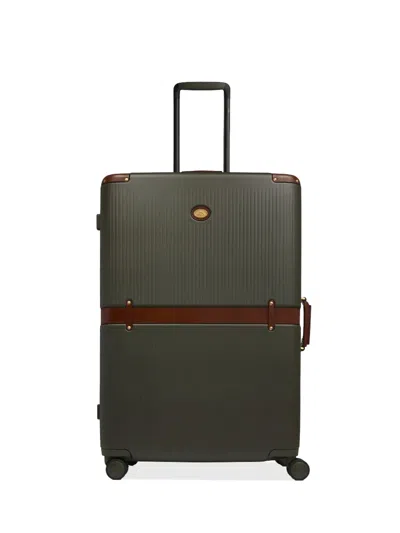 The Bridge Large Viaggio Trolley Suitcase In Green