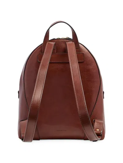The Bridge Leather Backpack In Brown