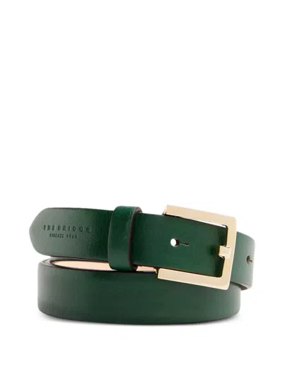 The Bridge Leather Belt In Green