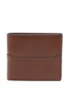 The Bridge Leather Bi-fold Wallet In Brown