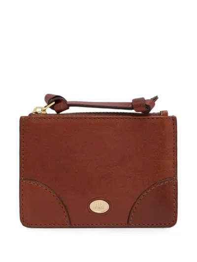 The Bridge Leather Cardholder In Brown