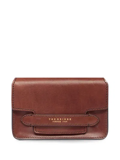 The Bridge Leather Chain-strap Mini Bag In Brown