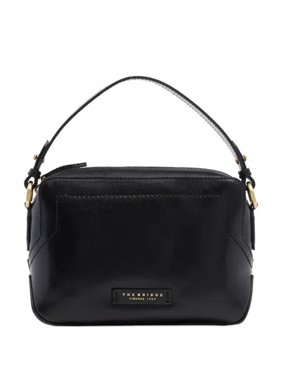 The Bridge Leather Cross Body Bag In Black