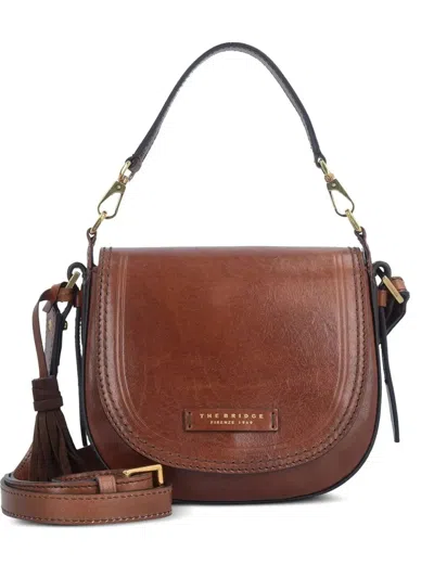 The Bridge Leather Crossbody Bag In Brown