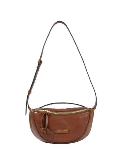 The Bridge Leather Crossbody Bag In Brown