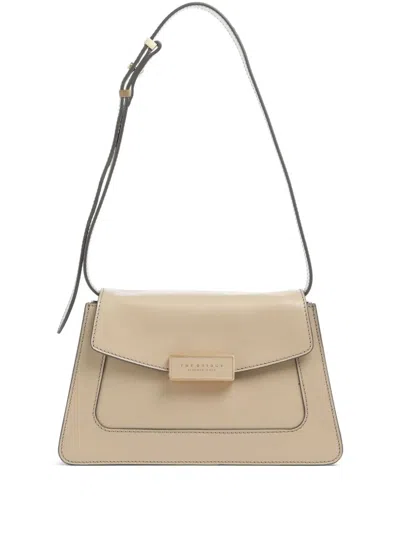 The Bridge Leather Crossbody Bag In Neutrals