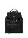 The Bridge Leather Front-pocket Backpack In Black
