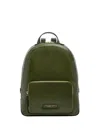 The Bridge Leather Front-pocket Backpack In Green