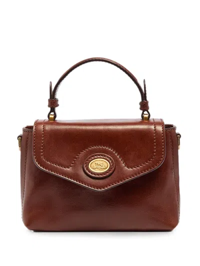 The Bridge Leather Mini Bag In Brown