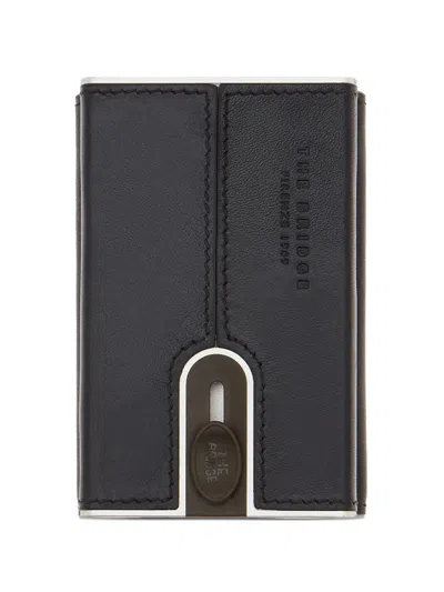 The Bridge Leather Rfid-protection Cardholder In Black