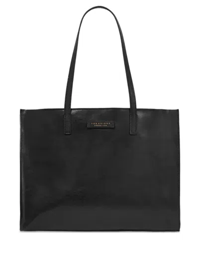The Bridge Leather Shoulder Bag In Black