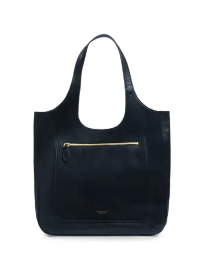 The Bridge Leather Shoulder Bag In Black