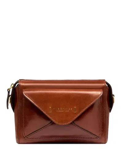 The Bridge Leather Shoulder Bag In Brown