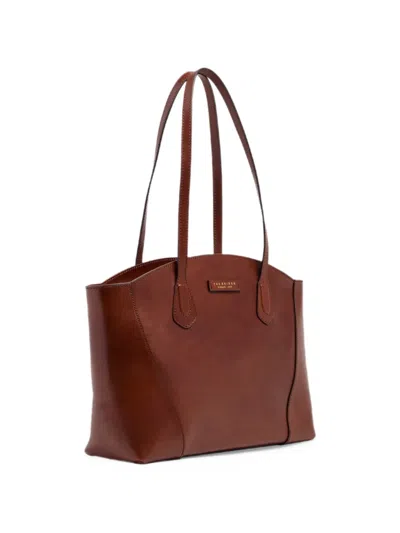 The Bridge Leather Shoulder Bag In Brown