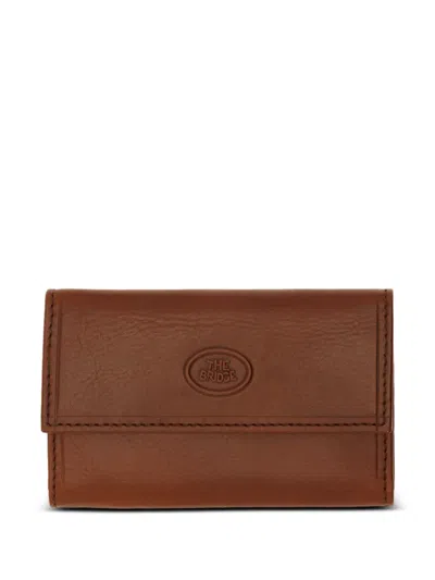 The Bridge Leather Six-hook Key Case In Brown