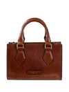 The Bridge Leather Top-handle Tote Bag In Brown