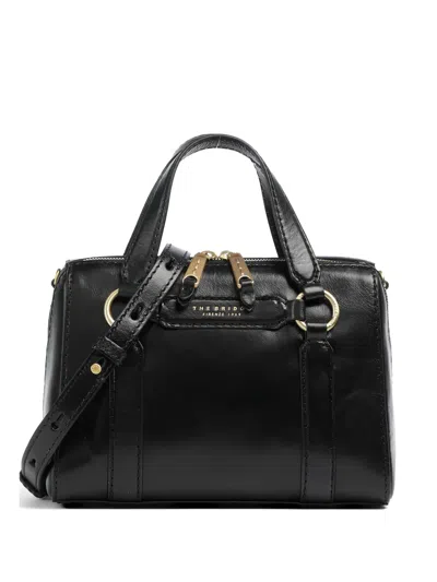The Bridge Leather Tote Bag In Black