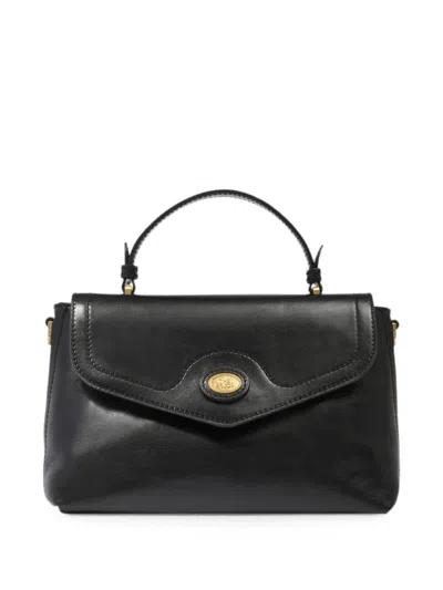 The Bridge Leather Tote Bag In Black