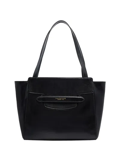 The Bridge Leather Tote Bag In Black