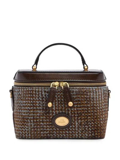 The Bridge Leather Tote Bag In Brown