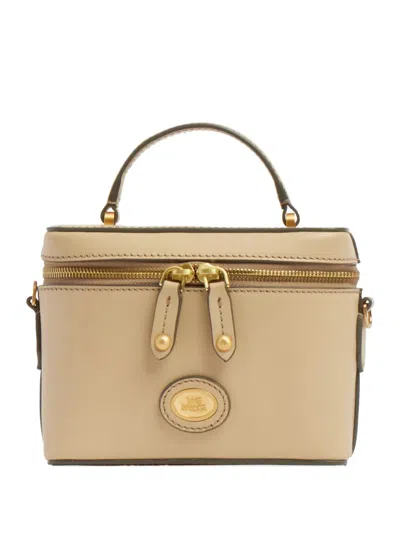 The Bridge Leather Tote Bag In Neutral