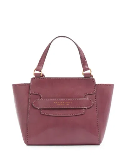 The Bridge Leather Tote Bag In Pink