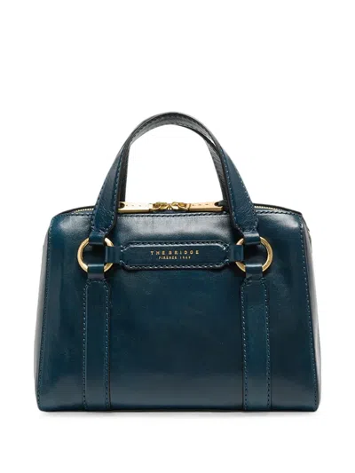 The Bridge Leather Tote Bag In Pink