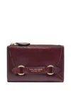 The Bridge Leather Wallet In Red