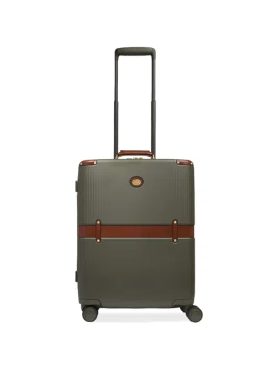 The Bridge Leather-trim Cabin Trolley In Green