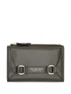 The Bridge Logo-print Leather Wallet In Gray